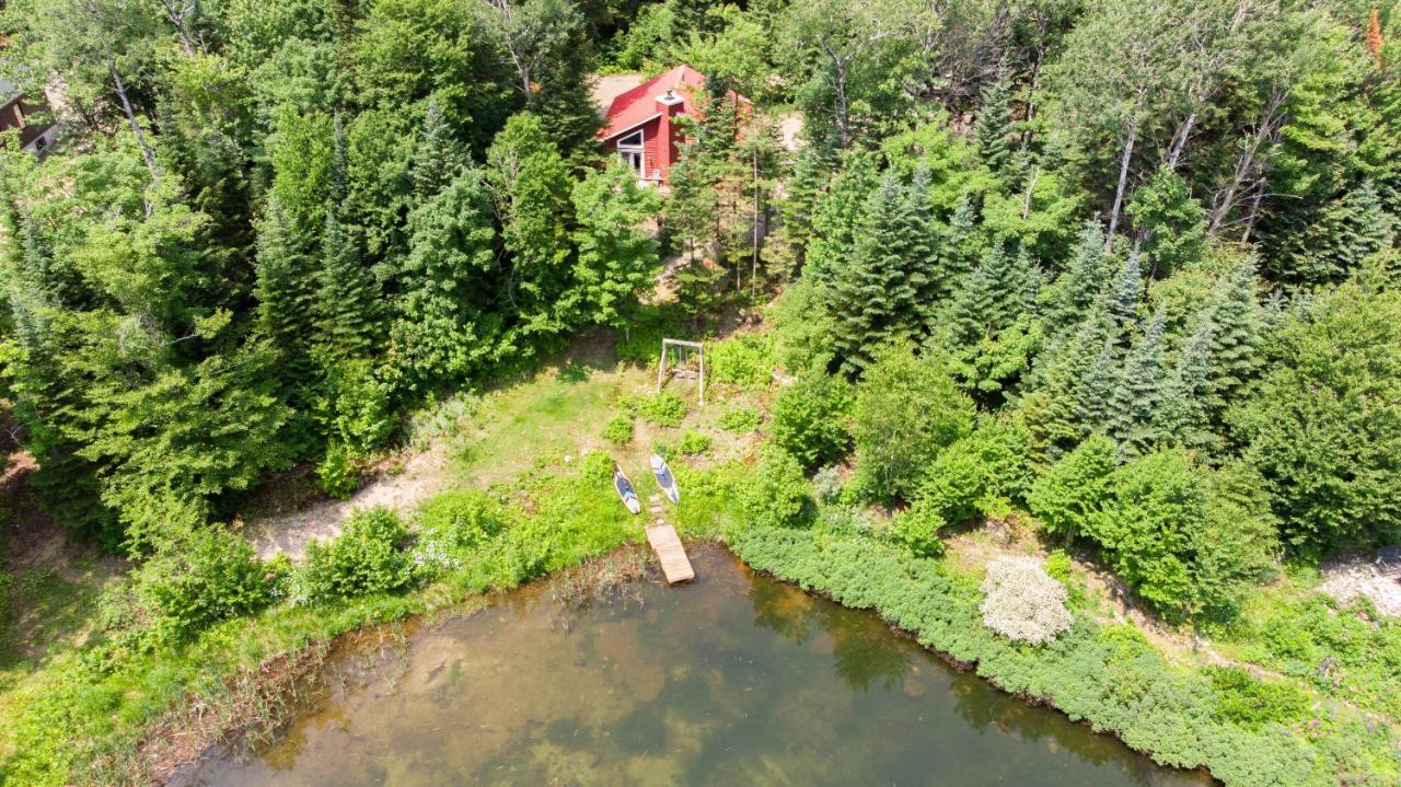 Les Chalets Tourisma - Chalet Dans Les Bois Avec Lac Prive - Le Colibri Saint-Raymond Екстер'єр фото